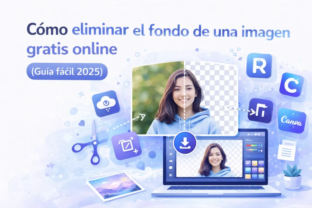 Eliminar el fondo de una imagen antes requería programas complejos como Adobe Photoshop, pero hoy existen herramientas online que lo hacen automáticamente en segundos.
