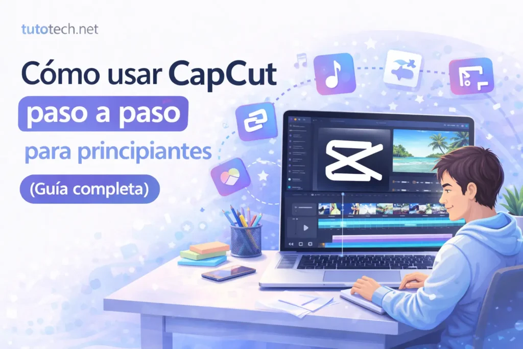 Editando con CapCut en casa